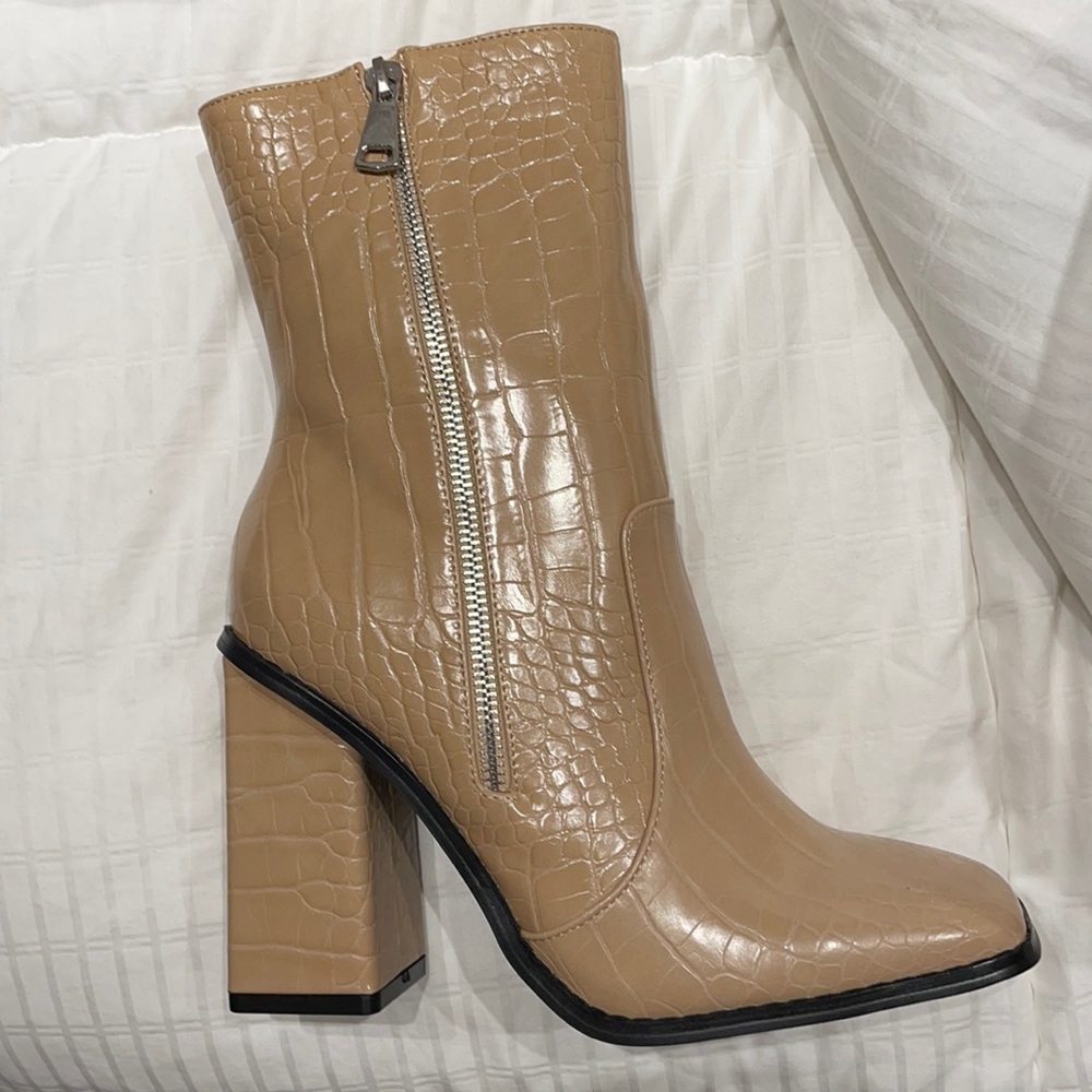 Pretty little thing booties never worn NWT